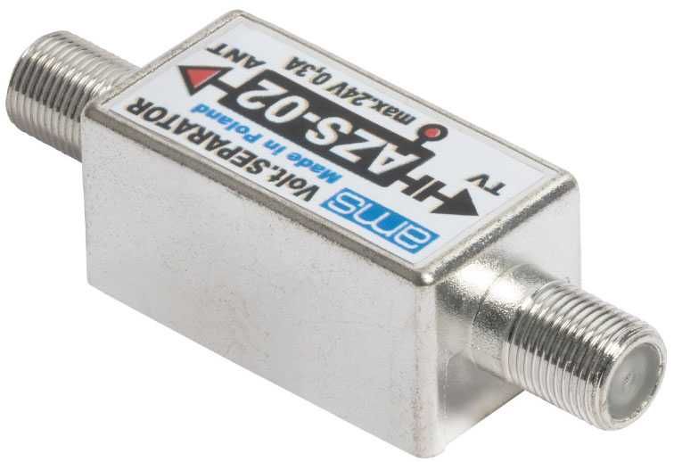 Separator zasilania separator antenowy AZS-02 gniazdo jack 3,5 mm