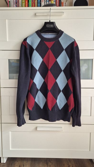 Sweter męski w romby C&A