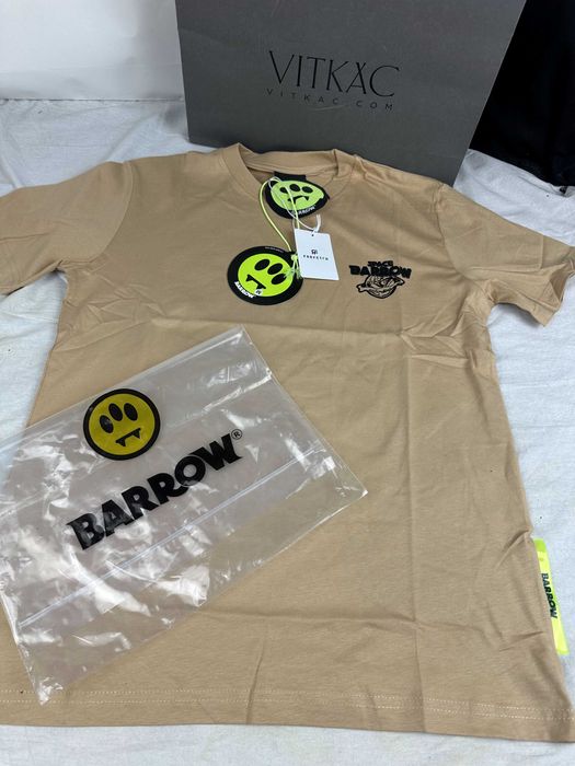 Koszulka barrow t-shirt beżowa koszulki męskie nowość