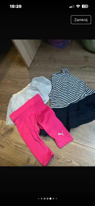 Box Ubrania Ciuszki dla dziewczynki z USA  guess Calvin Klein 18-24 m.