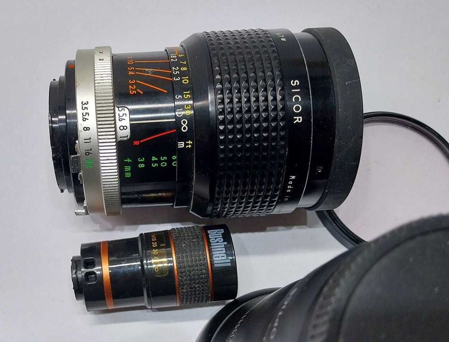 Lote lentes e objectiva cameras fotograficas macro