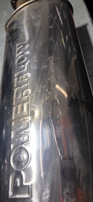 Tłumik środkowy powerflow kwasówka bmw