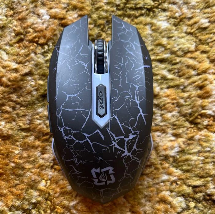 Беспроводная мишка Bluetooth 5.2 RGB мышь 2.4G, тихая игровая 6 кноп.
