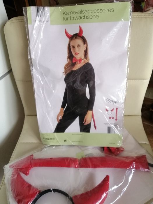 Костюм-набір аксесуарів для образу Чертенка, унісекс