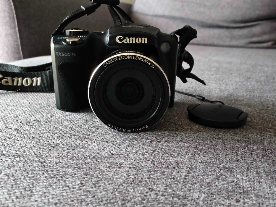 Aparat Canon PowerShot SX500 IS - 30x zoom | stablizacja | karta 8 GB