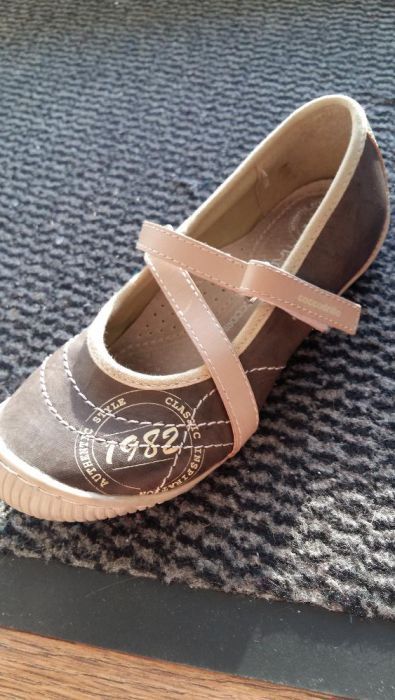 Buty pantofle Baleriny dziewczęce skórzane COCCODRILLO rozm. 31 JAK NO