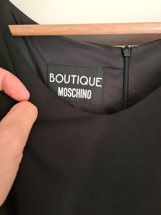 Чёрное вечернее платье Moschino оригинал