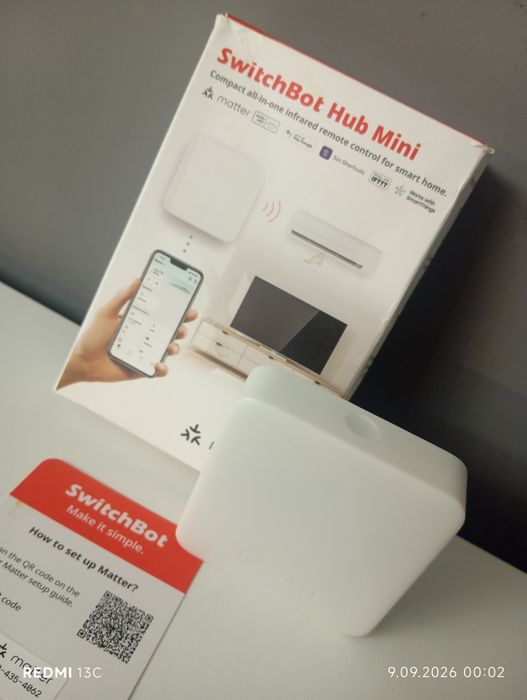 SwitchBot Hub Mini Matter – inteligentna centralka/bramka Smart Home