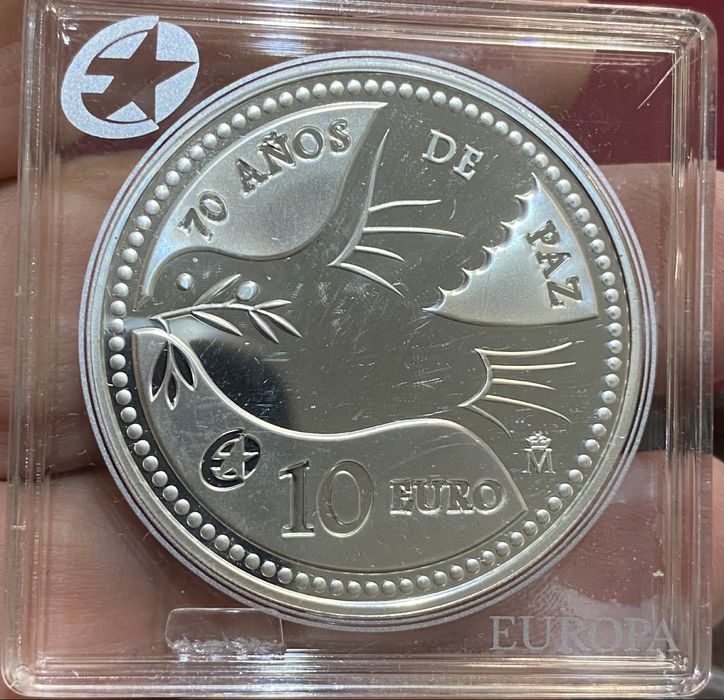 Coin 1094 SPAIN 10 Euro 2015 Silver