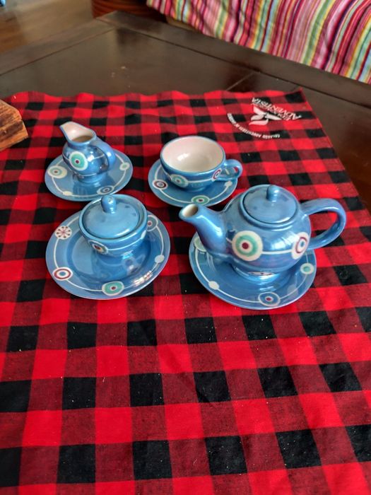 Enfeite de mesa de porcelana