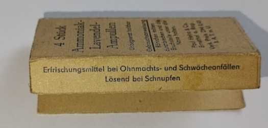 Ampułki orzeźwiające amoniak lawenda produkt Niemcy