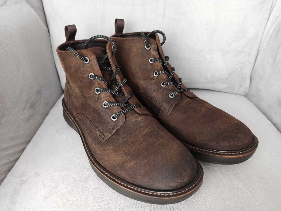 Ecco Aurora męskie Buty Trzewiki Półbuty Skóra Nubuk 42 / 43 (28,5 cm)