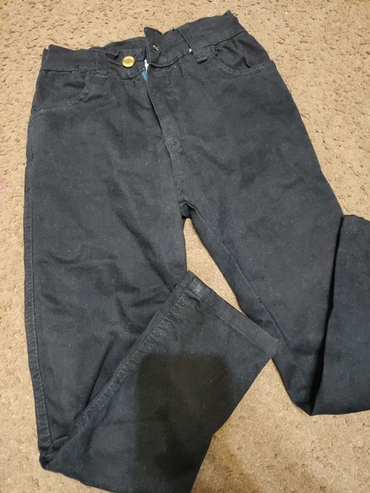 Штани бавовняні з теплою підкладкою на 6-7р.