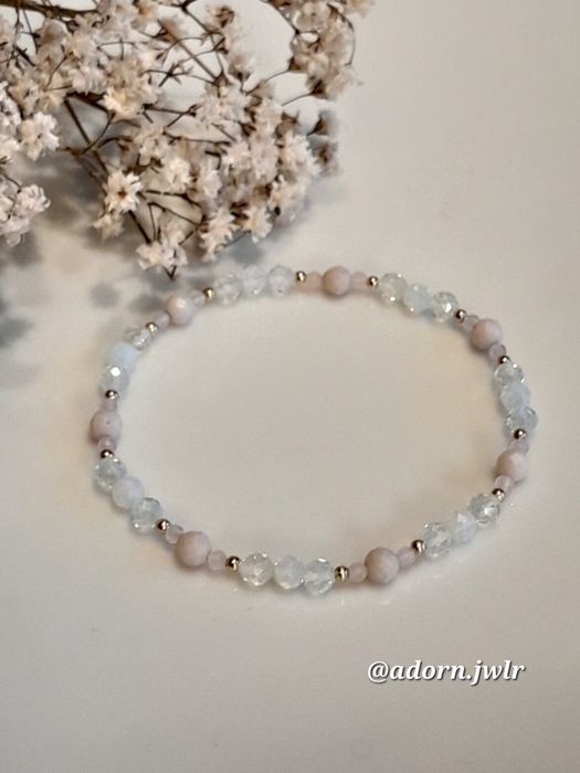 Bransoletka Równowagi z kamieni naturalnych Opal