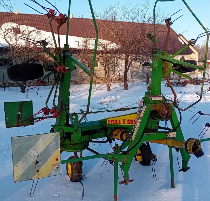 Przewracarka Stoll Z 585 Przetrząsarka Kuhn Gf 5 m