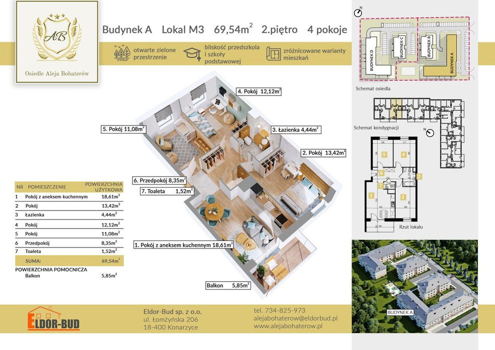 Nowoczesne i ustawne M-4 IDEALNE dla rodziny- TYLKO-6 888 zł/m²!!!