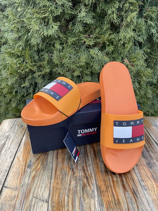 Шлепанцы tommy hilfiger (th pool slides) с америки 10us,11us,11,5us