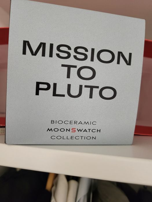 Omega Swatch Mission to Pluto - NOVO fatura e garantia