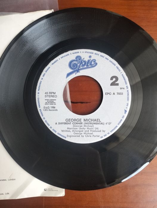 Disco de vinil single George Michael