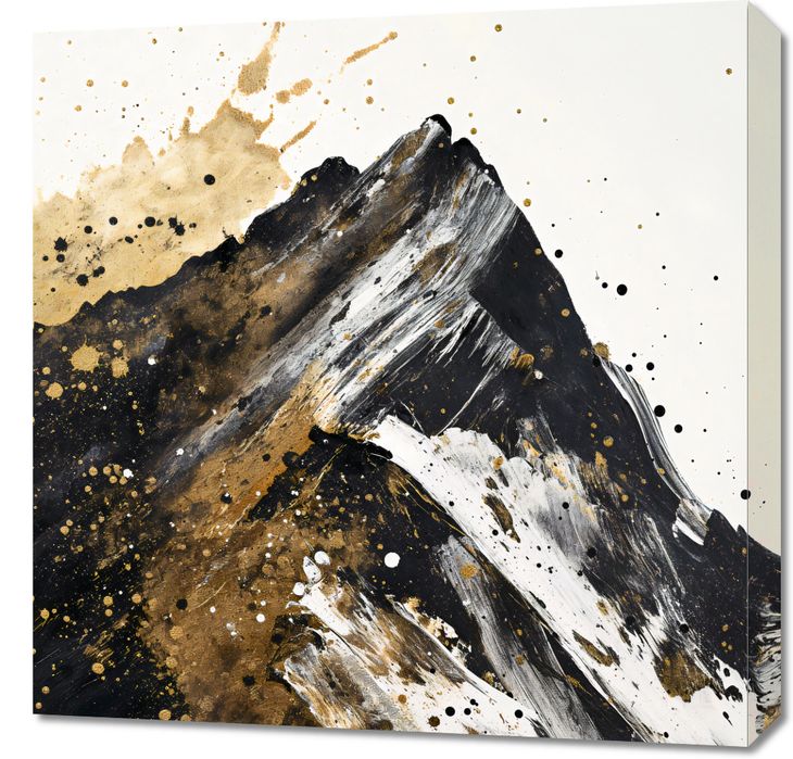 Obraz 60x60cm Złote Szczyty