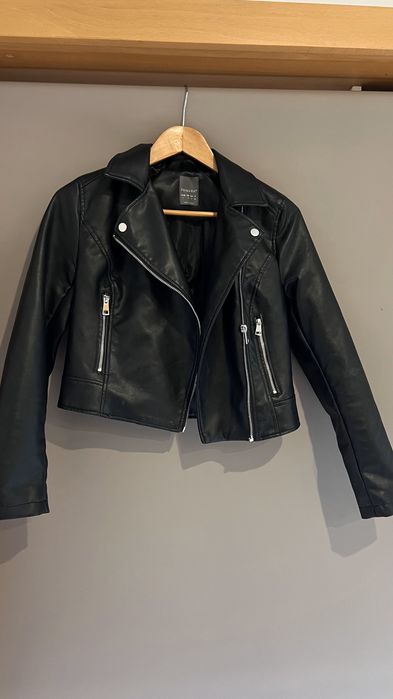 Jaqueta Blusão tipo pele Primark XXS 32 - excelente estado