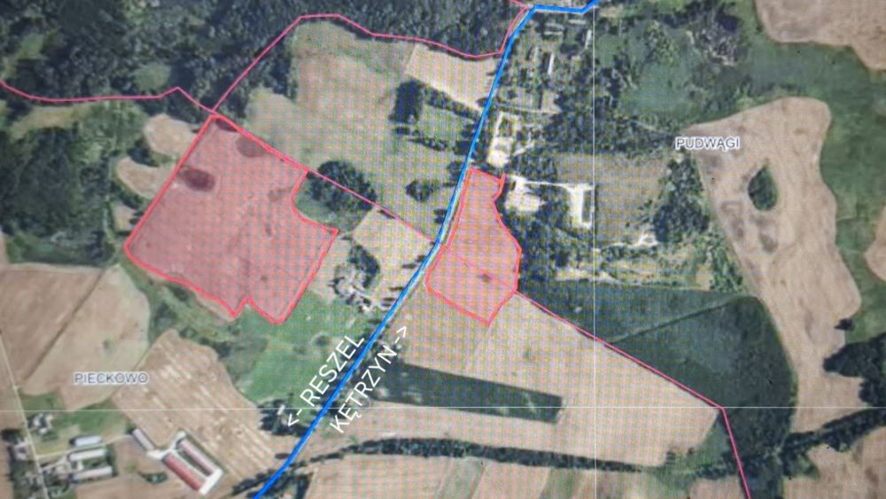 Grunty rolne działka ziemia 17ha mazury Kętrzyn Reszel