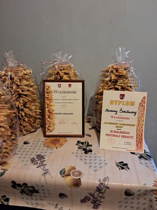 Sękacz pieczony na ogniu drewnie olszowym