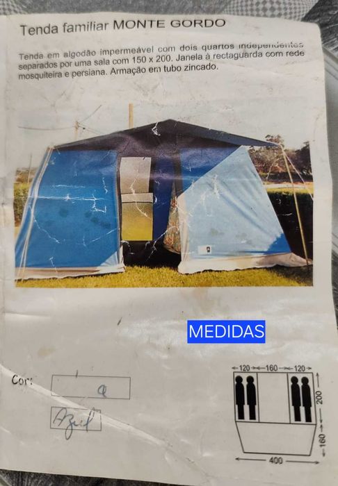 Tenda campismo Saurium
