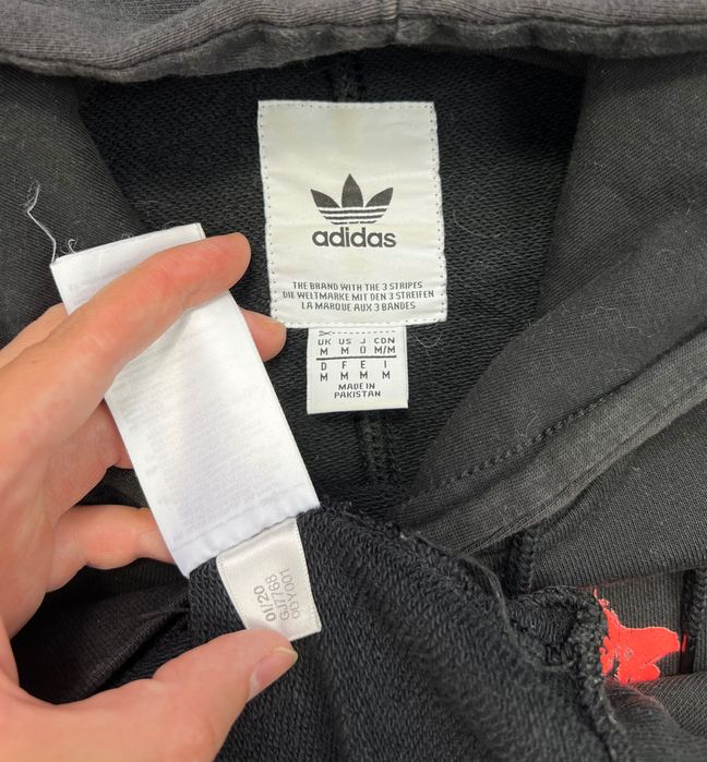 Hoodie Adidas Big Logo Flowers Black bluza