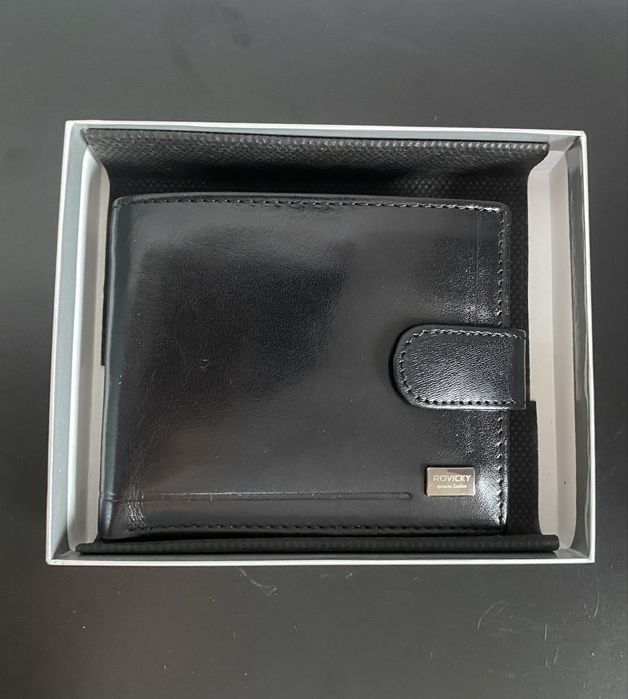 Portfel ze skóry Rovicky CPR-022-BAR