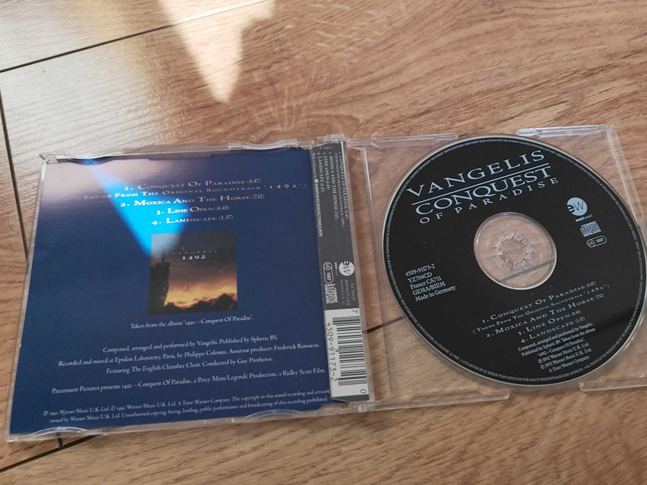 CD Vangelis - Conquest of Paradise singiel