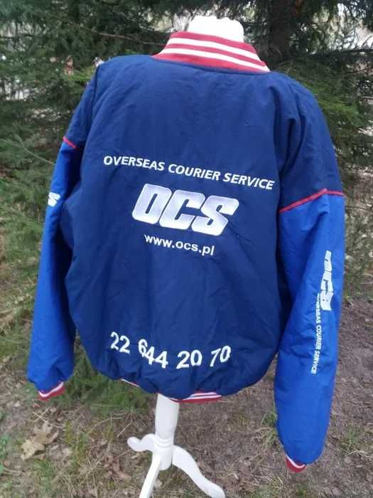 Nowa kurtka bejsbolówka bomberka granatowa czerwona sportowa L XL