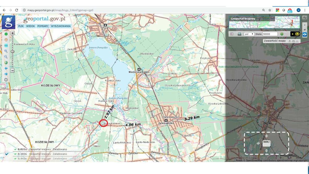 Działka budowlana Poraj Kuźnica Nowa
