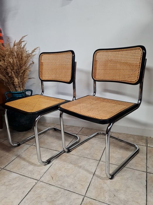 Krzesło Cesca ,Marcel Breuer ,Bauhaus,Włochy,mid-centry w stylu Thonet