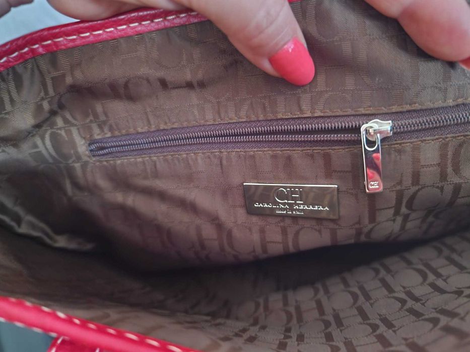 Mala em pele Carolina Herrera Nova