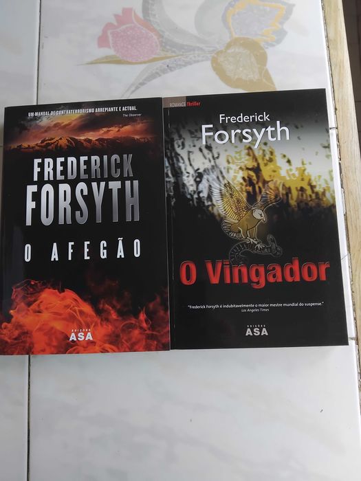 2 Livros de Espionagem/Aventura de Frederick Forsyth - ASA
