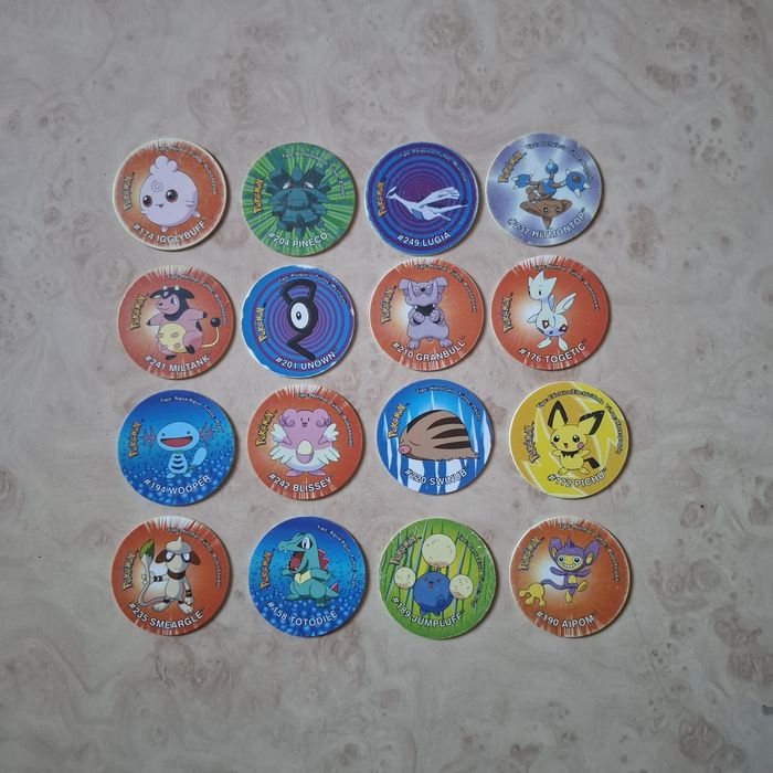 Tazos Pokémon Matutano Originais
