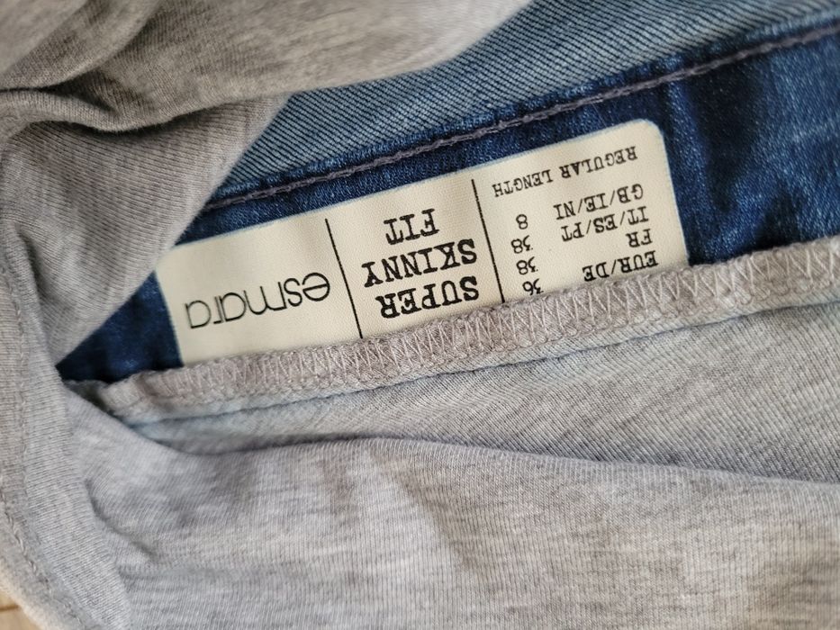 Spodnie ciążowe jeansy 36 esmara lidl hm
