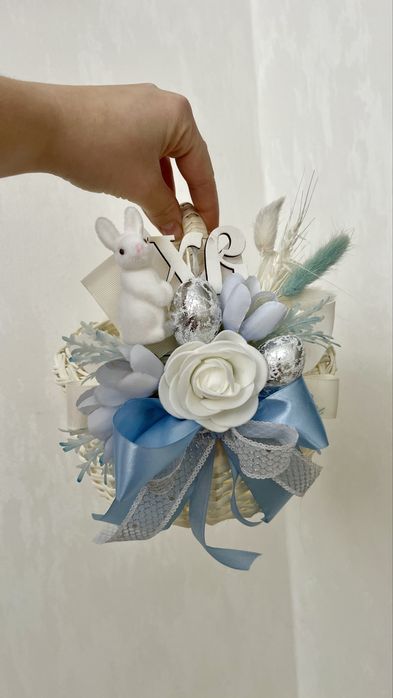 дитячий кошик великодній кошик дитячий на пасху