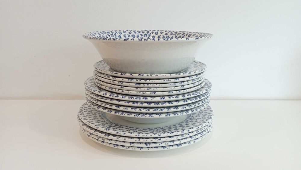 Serviço de Jantar Inglês | Provence Blue | Vintage