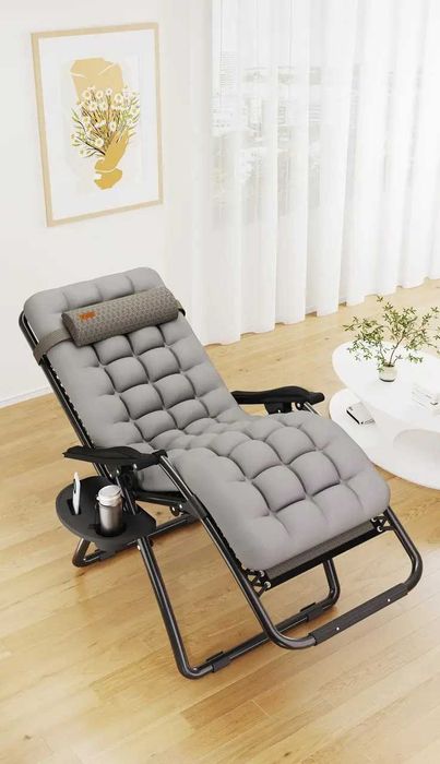 Розкладне крісло шезлонг садовий Zero Gravity WCG R-01 + матрац