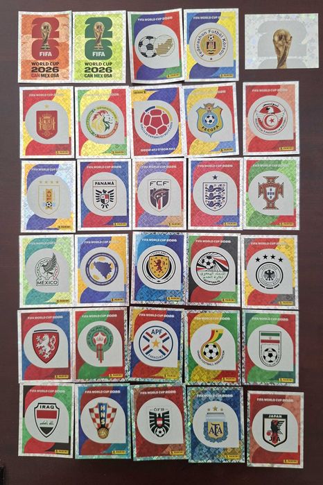 2 Cadernetas e cromos Panini FIFA world Cup 2026