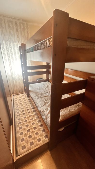 Cama beliche madeira maciça