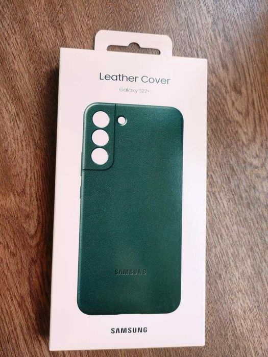 Ориг. чохол для Samsung S906 Galaxy S22+ Leather Cover Forest Green