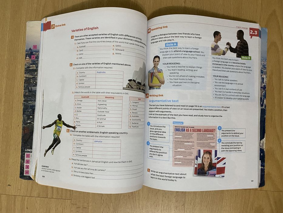Manual e Caderno de atividades Link Up to you 10