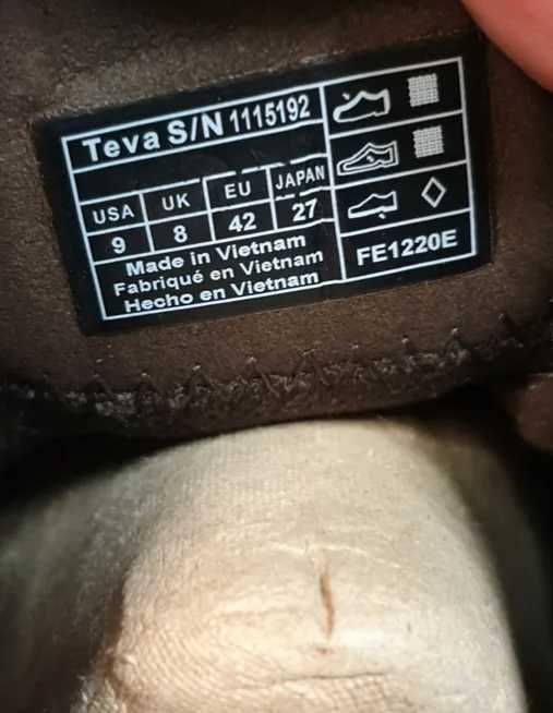 Трекинговые ботинки Teva Gateway Mid оригинал 42