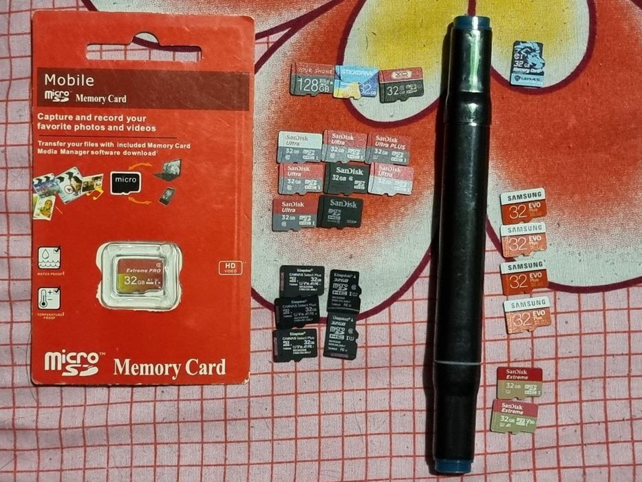 Карты памяти MicroSD от 32 мб до 256 гб