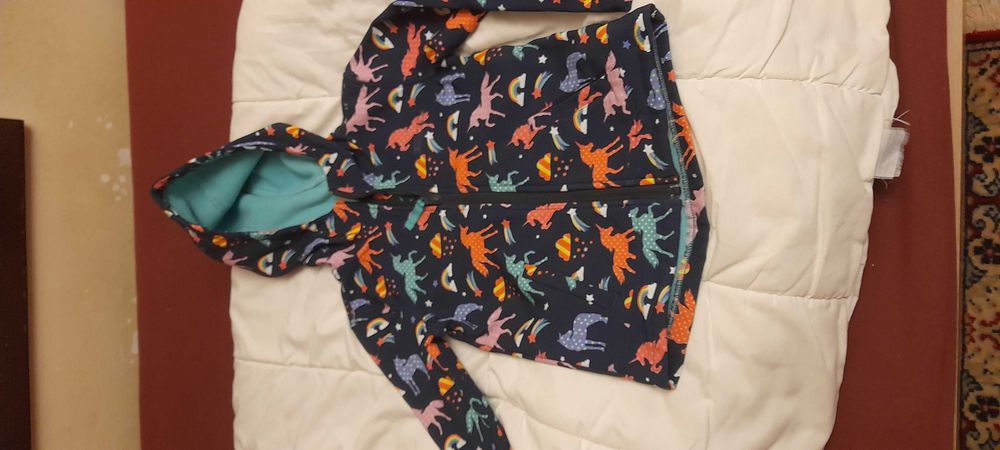 Dziecinna lekka kurtka z kapturem do sprzedania