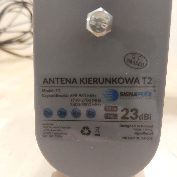 Antena kierunkowa  SIGNAFLEX 5G komplet 2 szt