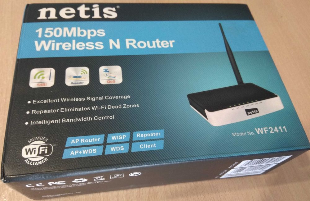 Маршрутизатор Wi-Fi Netis WF2411, Роутер, Router Wi-Fi, 150 Мбит/с